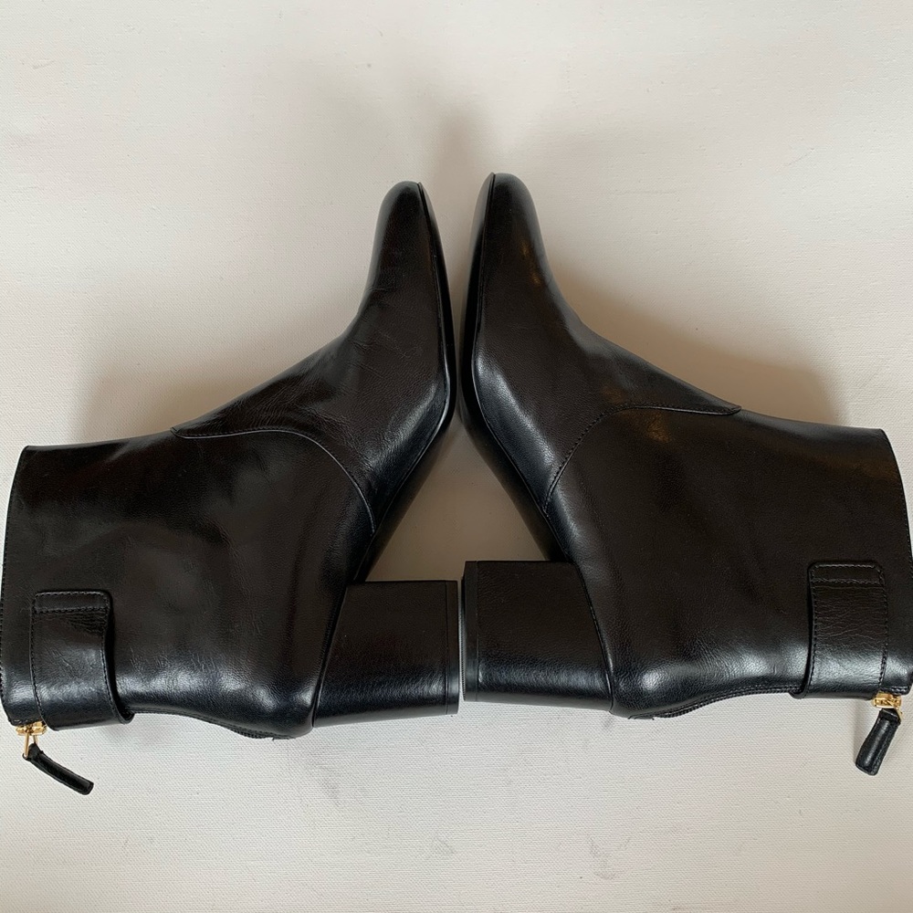 Nine West Quarryn black leather ankle bootie size9 - Picture 4 of 8